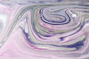  Pale gold marbling pattern. Golden marble liquid texture.