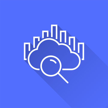 Data analysis - vector icon for graphic and web design.