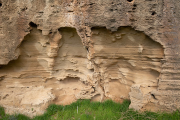 Wall Mural - Cliff on the beach