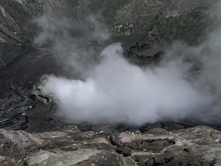 Indonesia. Bromo Volcano.  East Java. Year 2003