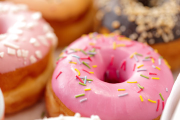 Assorted sweet donuts