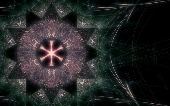 digital generated image in the form of abstract geometric shapes of various shades and colors for use in web design and computer graphics