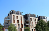 Fototapeta  - modern apartment buildings