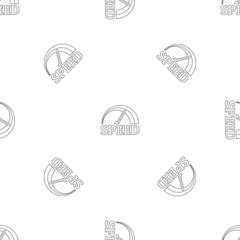 Poster - Fire speedometer pattern seamless vector repeat geometric for any web design