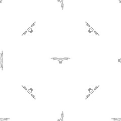 Poster - photo drone pattern seamless vector repeat geometric for any web design