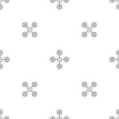 Poster - spy drone pattern seamless vector repeat geometric for any web design