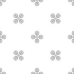 Poster - Modern drone pattern seamless vector repeat geometric for any web design