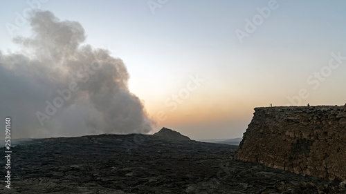 Erte Ale is an active volcano in North Eastern Ethiopia close to Eritrean border Poster Mural XXL