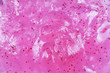 © Siniehina - Pink background: sticky texture, inside sparkles. Jelly latex