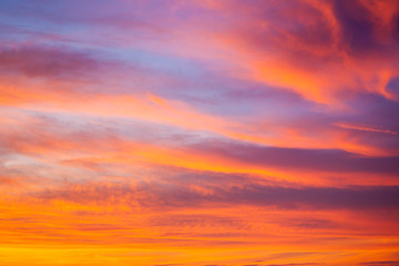 Wall Mural - Beautiful sky during the sun rise background.