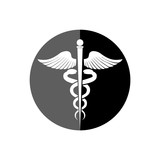 Fototapeta  - Medical Caduceus Symbol