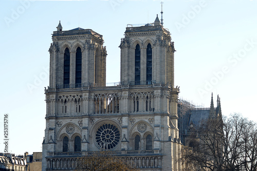 Plakat Katedra Notre-Dame, Paryż Francja