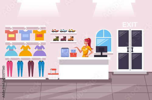 Shop Showroom Clothing Boutique For Woman Lady Girl Retail