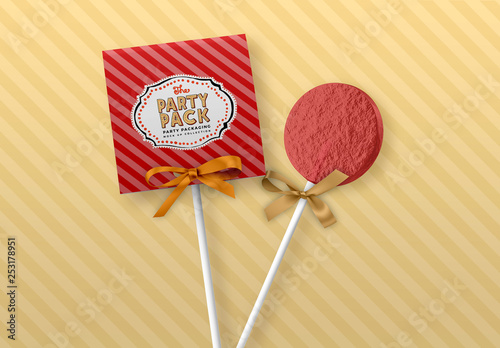Download Lollipop Packaging Mockup Stock Template Adobe Stock