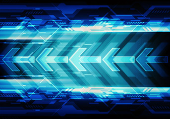 Leinwandbilder - Artistic abstract 3d Illustration of modern streams of arrows as a unique background