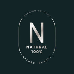 Wall Mural - organic product logo