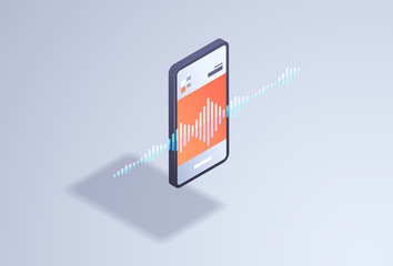 Poster - smart artificial intelligence voice message recording speaker assistant playing sounds online app in