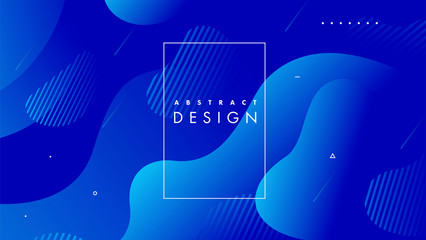 Fototapete - Creative geometric wallpaper. Trendy gradient shapes composition. Eps10 vector.