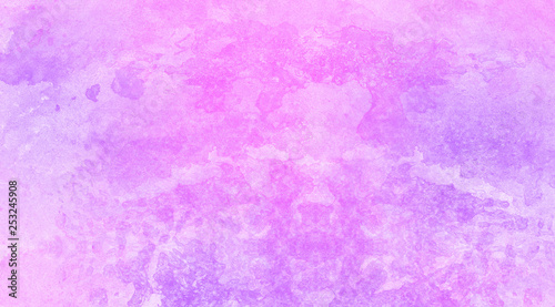 Grunge Paint Light Pink Watercolour Background On White Paper
