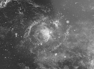 Wall Mural - vintage space and nebula