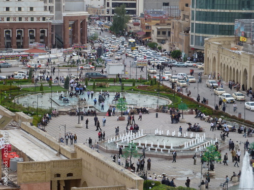 Aerial view of Erbil Fototapete