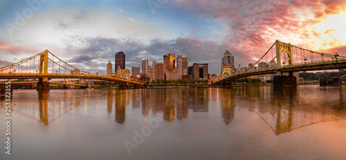 Pittsburgh Bridges Slika na platnu