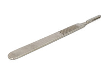 Surgical Blade Handle On White Background