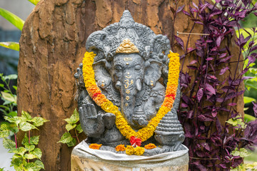 Idol of ganesha god in Bali, Indonesia.