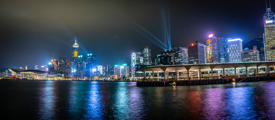 Fototapete - Honk Kong, November 2018 - beautiful city panorama