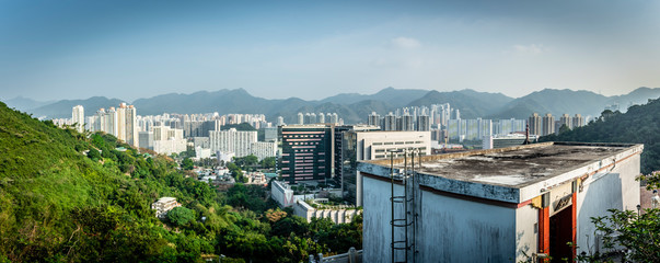 Fototapete - Honk Kong, November 2018 - beautiful city - panorama