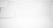 © SERGEYMANSUROV - Abstract white parametric interior with window. 3D illustration and rendering.