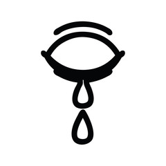 crying eye icon