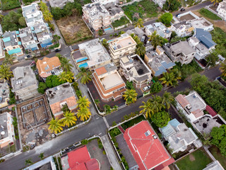 Flic en Flac, Mauritius aerial photo, February 2019