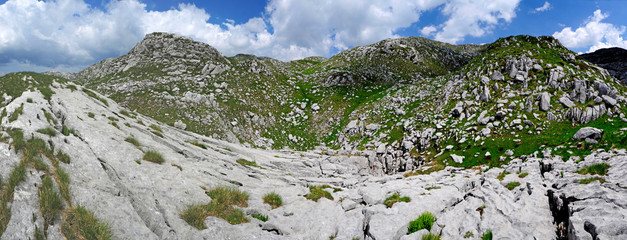 Canvas Print - Berglandschaft im Zurim-Gebirge, Montenegro