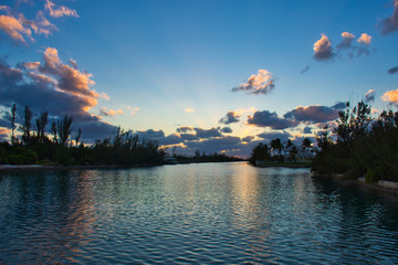 Wall Mural - tropical evening