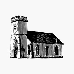 Sticker - St. Mark's church illustration vector