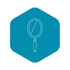 Poster - Mirror icon. Outline illustration of mirror vector icon for web