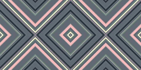 Wall Mural - necktie geometric pattern seamless retro gray pink shades