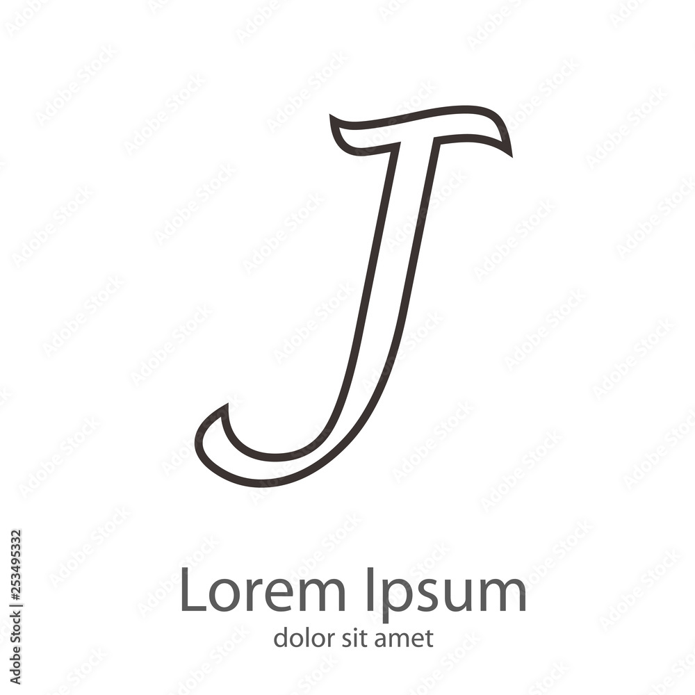 letra mayúscula j
