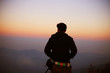 © OMEGA - Men are hiking, nature tourism.