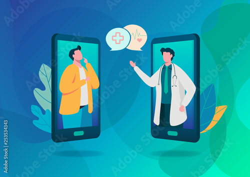 People Consultation To The Doctor Online Diagnosis Online
