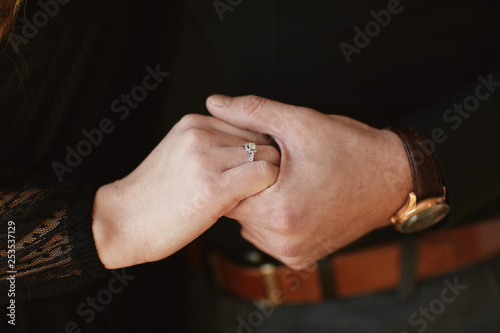 >Girl And Boy Hand