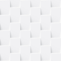 Wall Mural - White seamless abstract geometric background