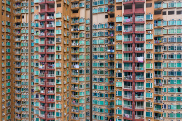 Canvas Print - Residential building facade