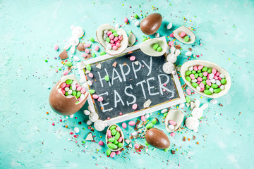 Wall Mural - Easter sweets background