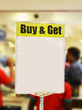 Buy and Get Display Banner for Advertise Portrait