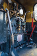 Inside Old Steam Engine Train