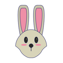 Wall Mural - Cute rabbit cartoon