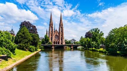 St. Paul's Church in Strasbourg, Alsace, France