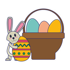 Sticker - Easter day cute cartoons